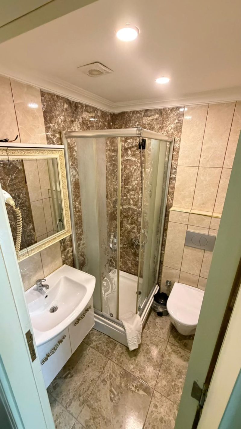 Marble bathroom